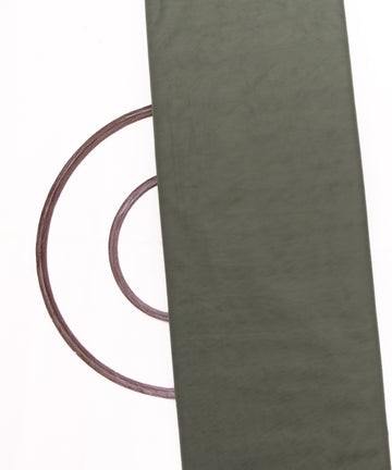 Khaki Green Colour Plain Net Fabric